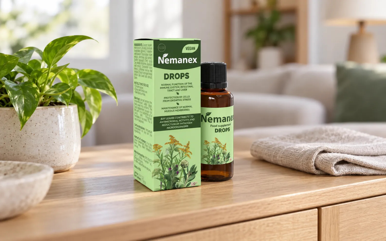 Nemanex Cystitis — le produit au quotidien