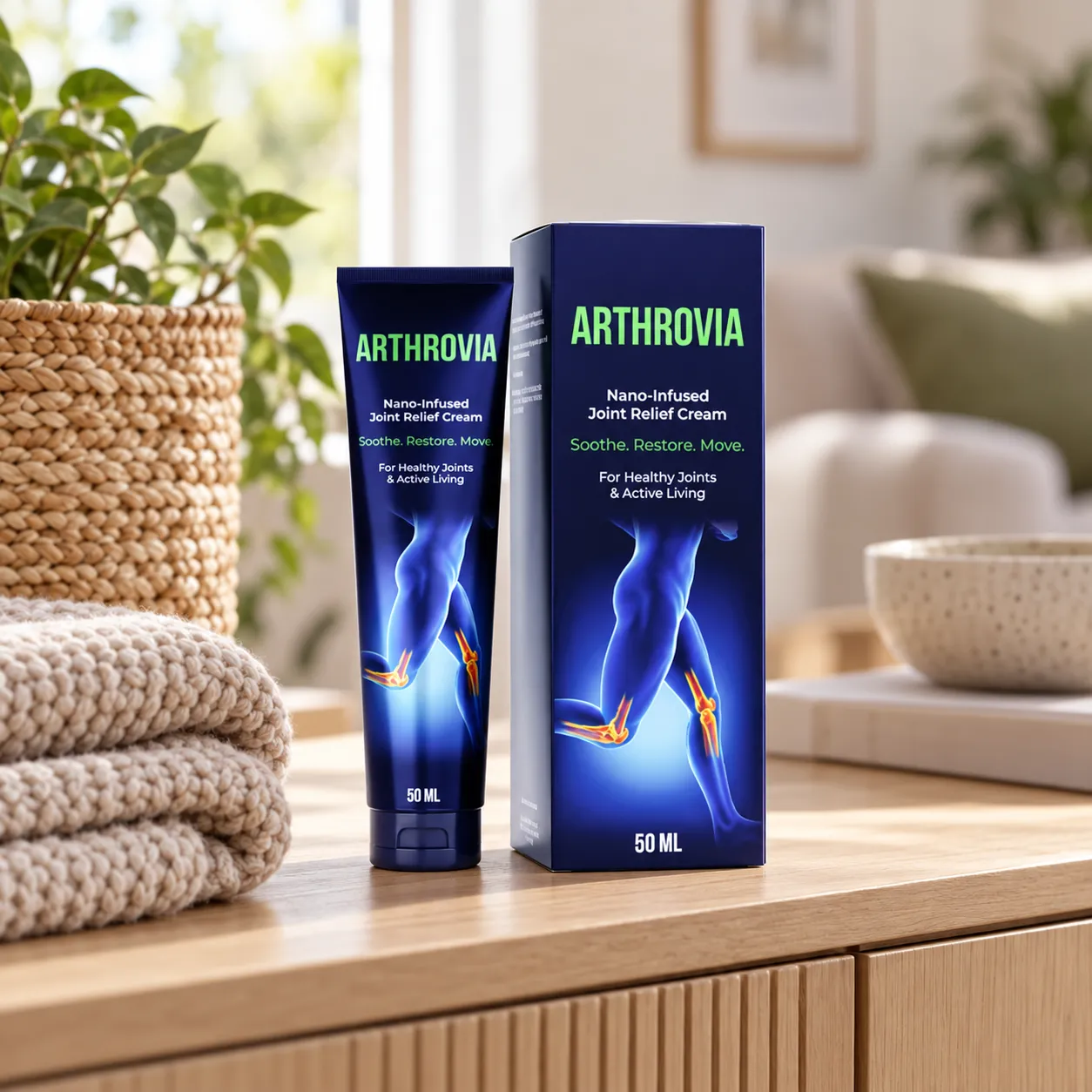 Arthrovia — le produit au quotidien