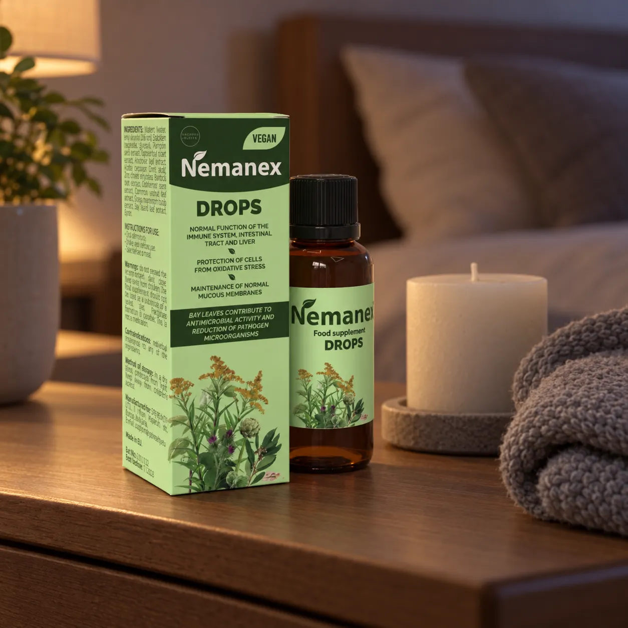 Nemanex — le produit au quotidien